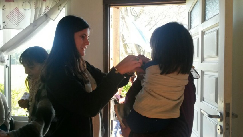 Campaa de vacunacin antigripal en Macedo