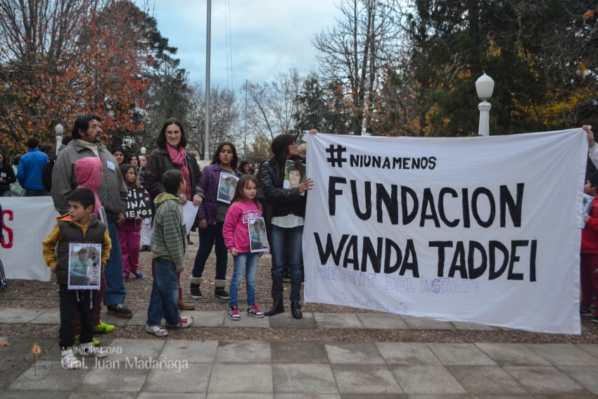 Madariaga grit #NiUnaMenos