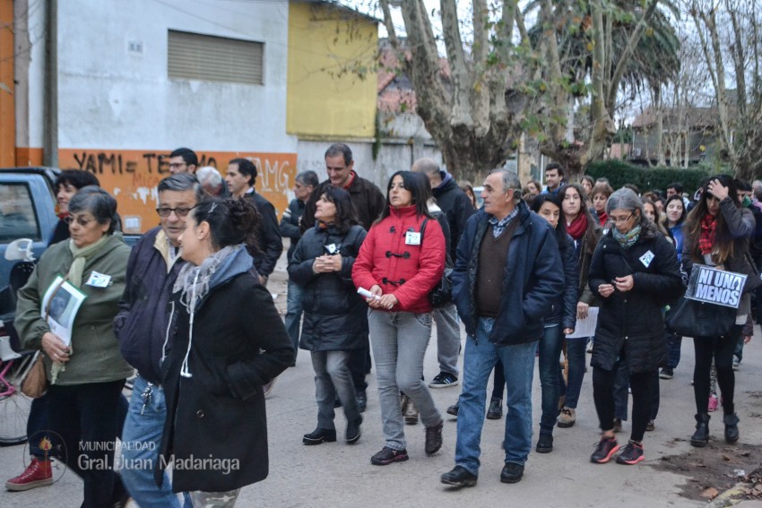 Madariaga gritó #NiUnaMenos