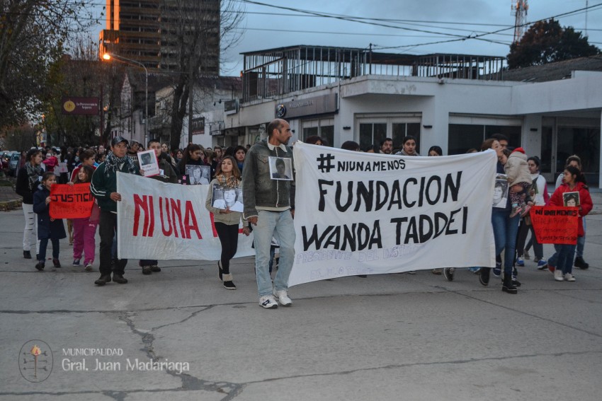 Madariaga gritó #NiUnaMenos