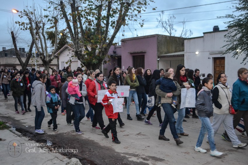 Madariaga gritó #NiUnaMenos