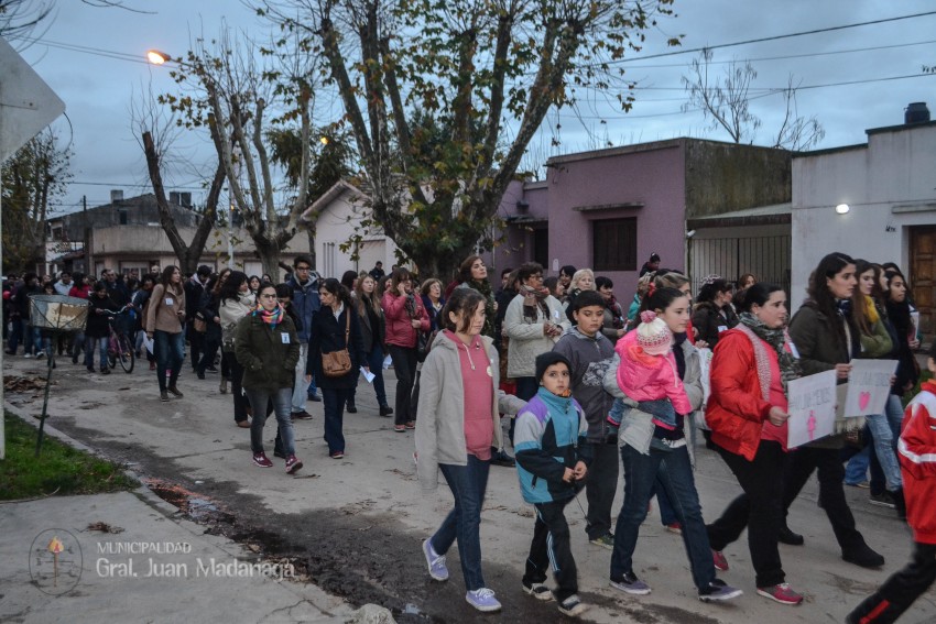 Madariaga gritó #NiUnaMenos