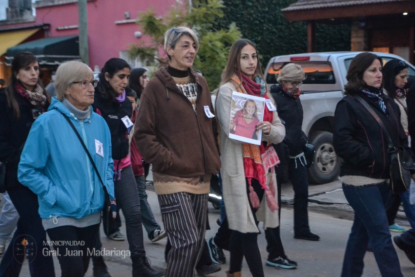 Madariaga gritó #NiUnaMenos