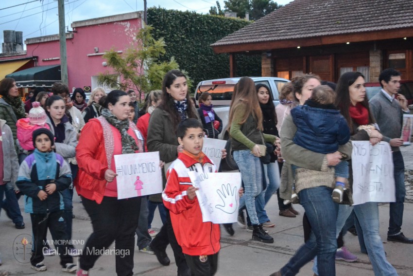Madariaga gritó #NiUnaMenos