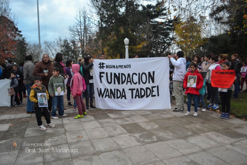 Madariaga gritó #NiUnaMenos