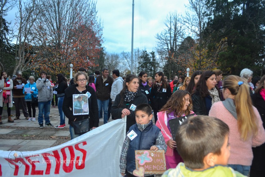 Madariaga gritó #NiUnaMenos