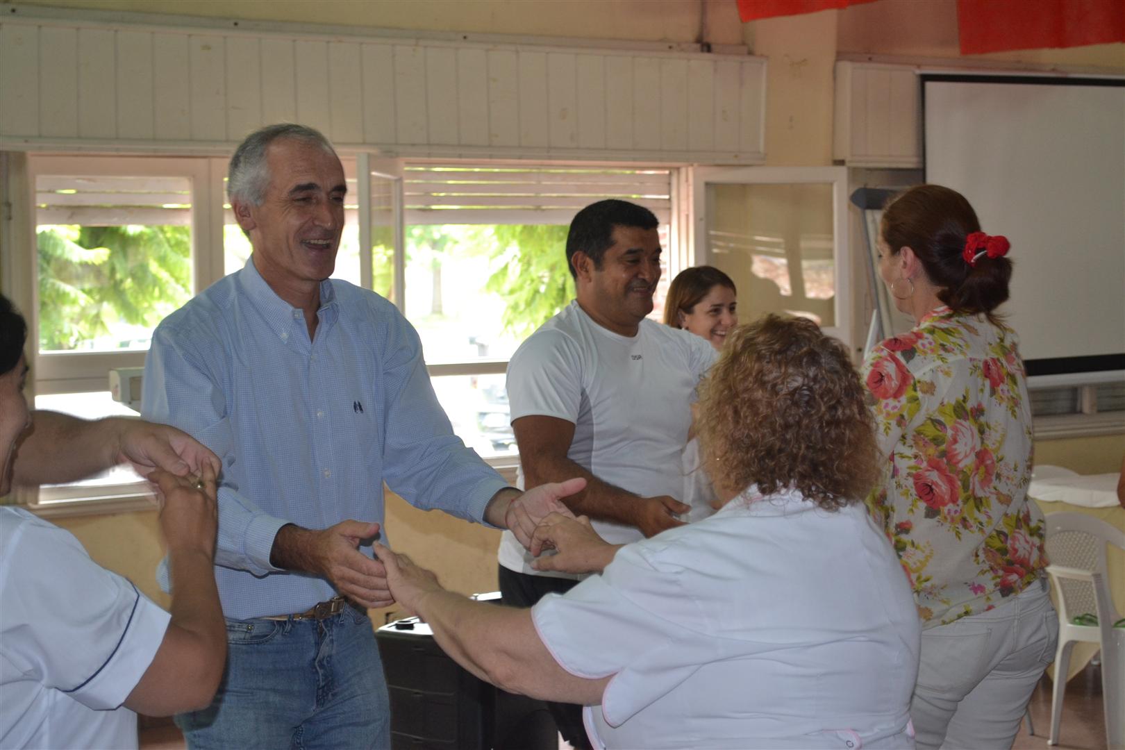 Popovich en el Taller de diabetes