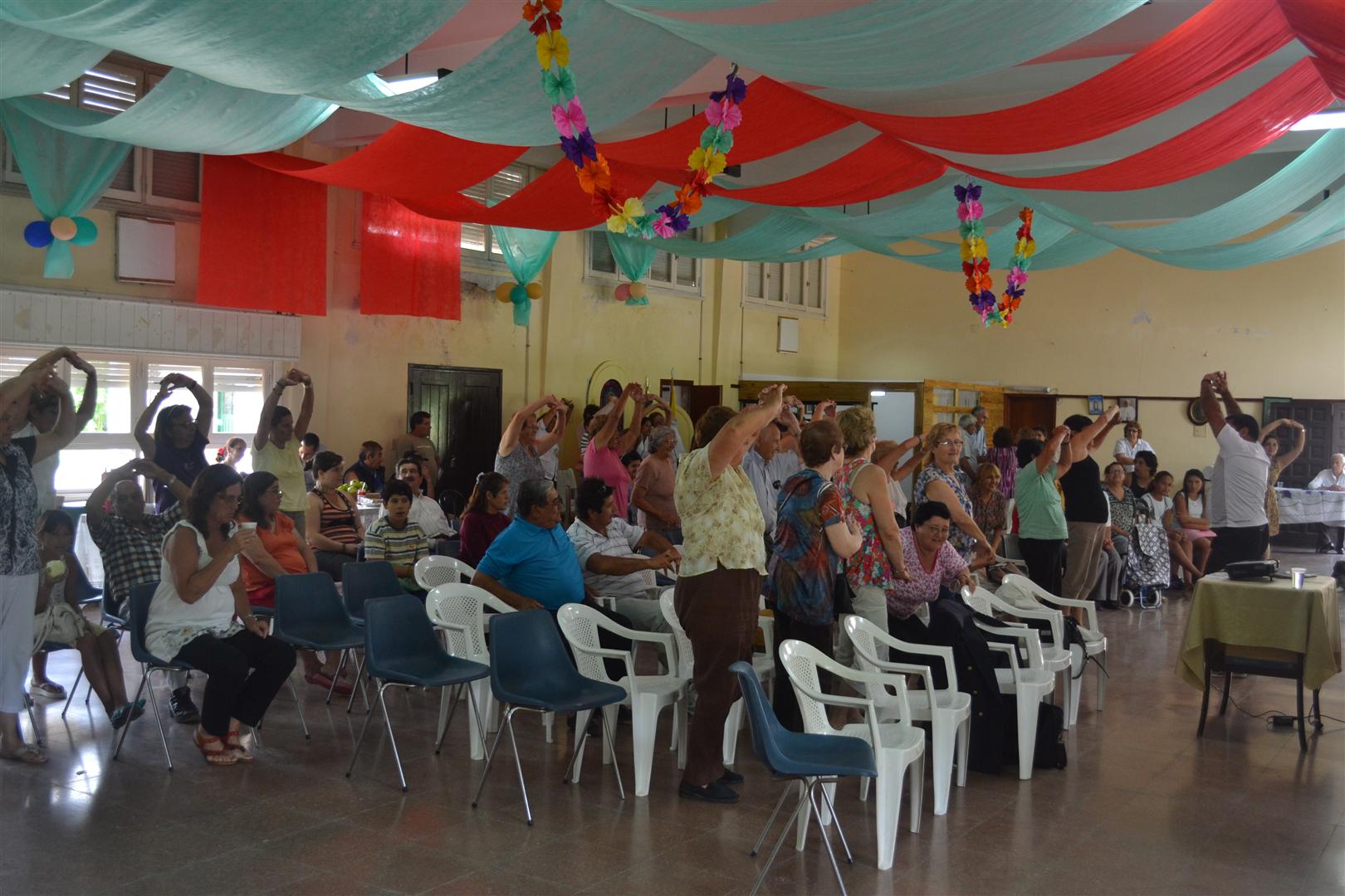 Popovich en el Taller de diabetes