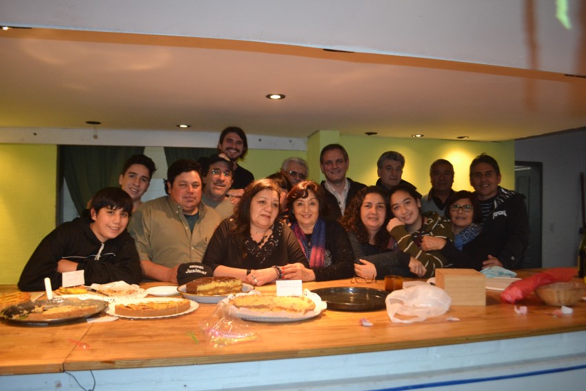 Santoro particip de un almuerzo organizado por madariaguenses en Vill