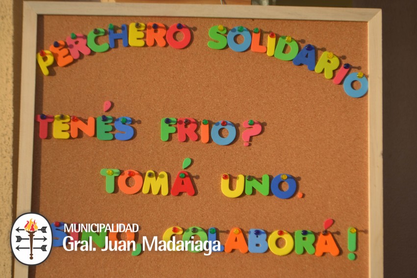 Se puso en marcha el proyecto Perchero solidario