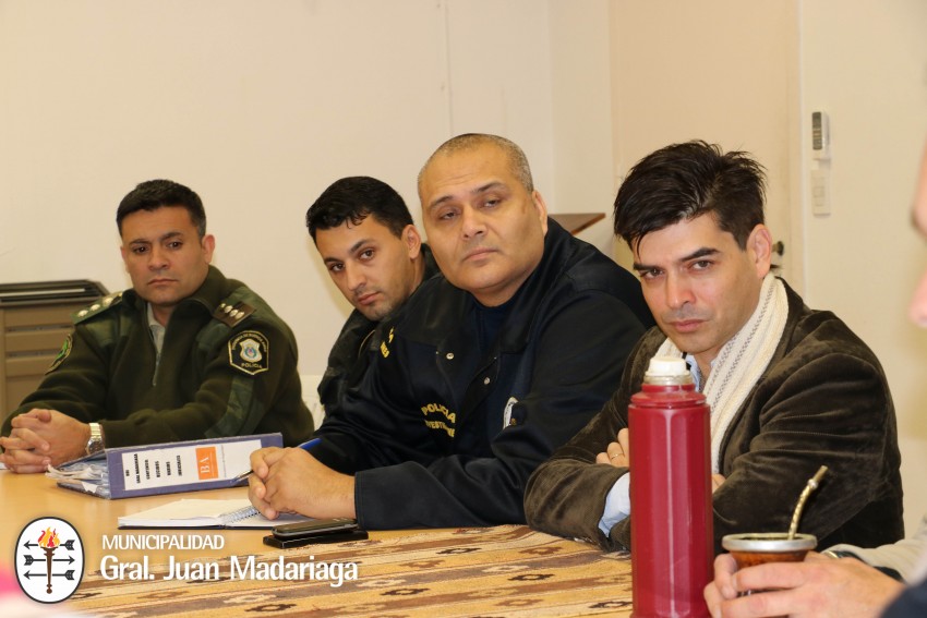 Reunión de las fuerzas de seguridad para coordinar acciones