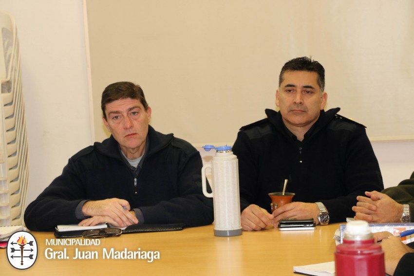 Reunión de las fuerzas de seguridad para coordinar acciones