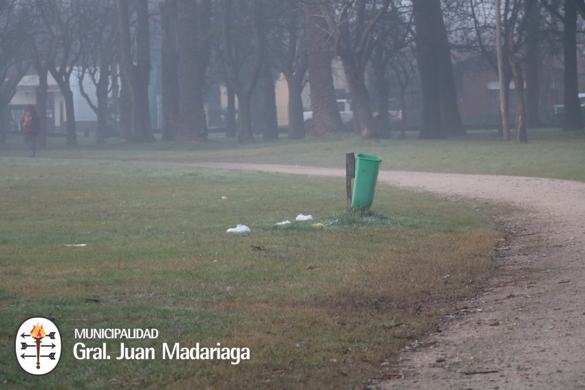 Hechos vandlicos afectaron la limpieza y orden del parque Anchorena