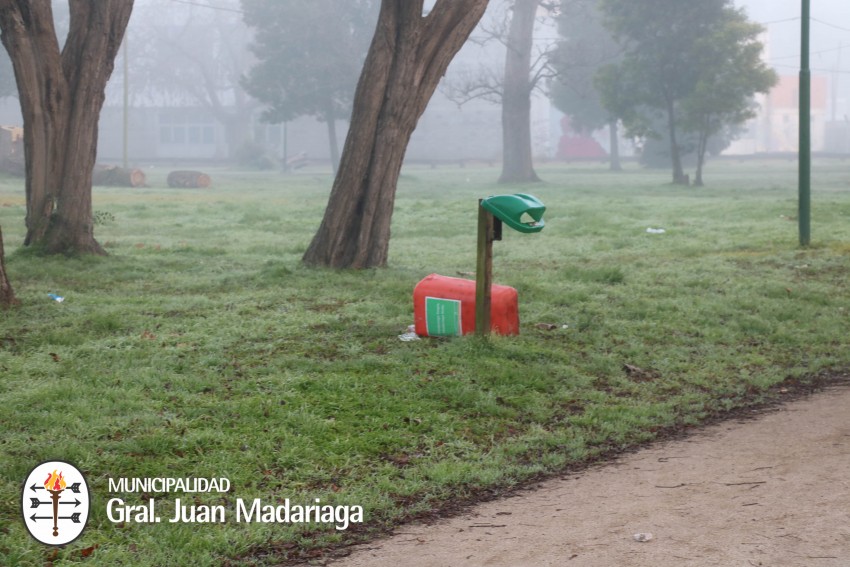 Hechos vandlicos afectaron la limpieza y orden del parque Anchorena