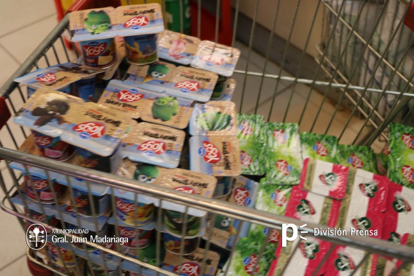 Gran secuestro preventivo de mercader�a de un supermercado por falta d