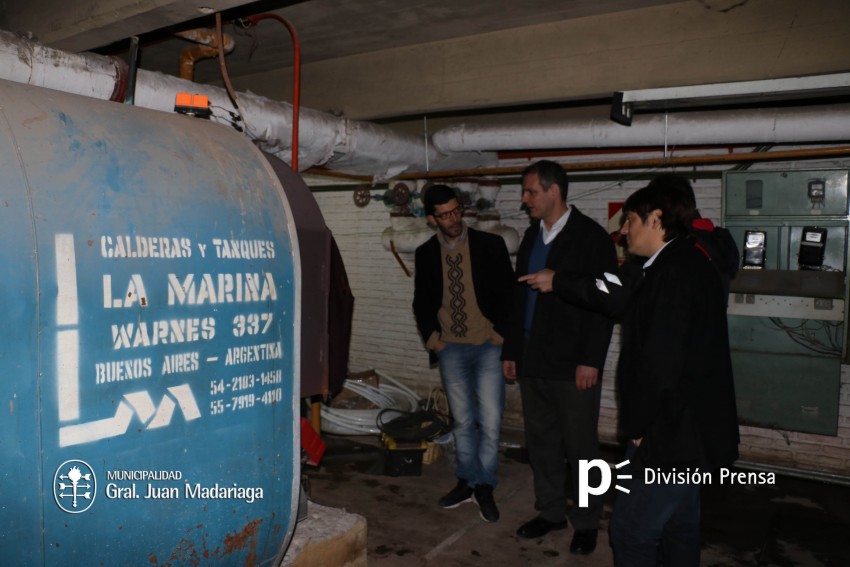 Santoro recorri la Unidad Acadmica Domingo Faustino Sarmiento y pa