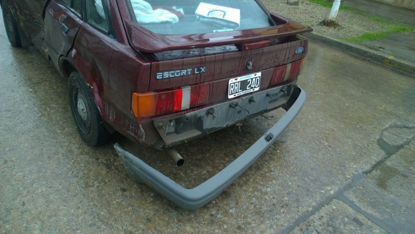 Accidente sin consecuencias graves y restricciones a la circulacin