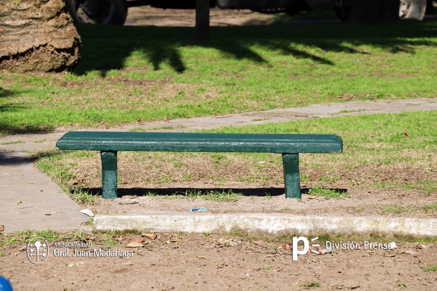 Avanzan las mejoras en las plazas de la ciudad