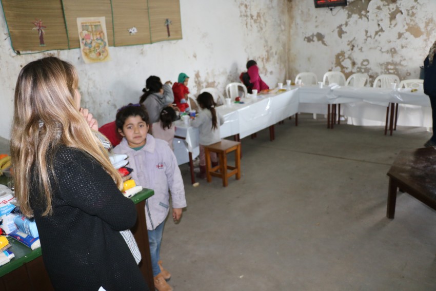 Brindaron un desayuno saludable para nios en el Depsito de Desarroll