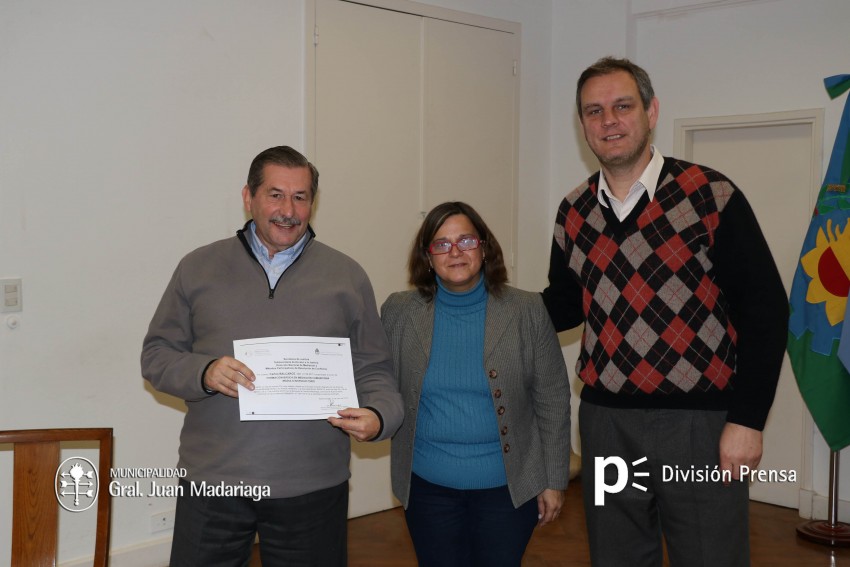 Entregaron los diplomas a los mediadores comunitarios