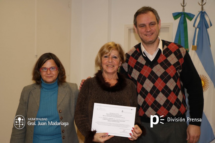 Entregaron los diplomas a los mediadores comunitarios