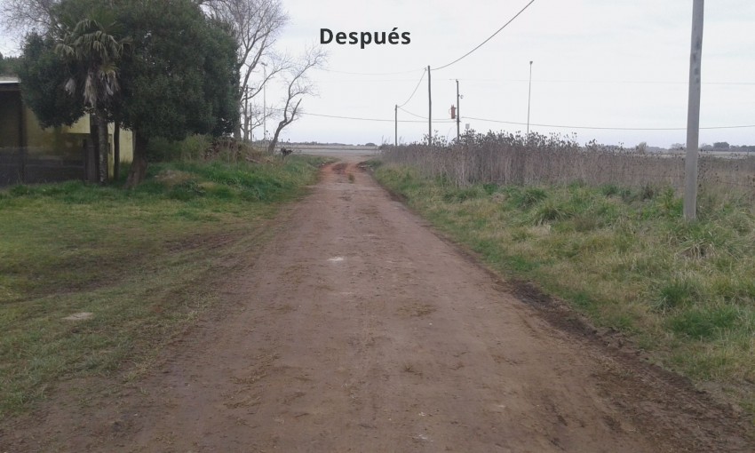 Realizaron arreglos en la calle 50