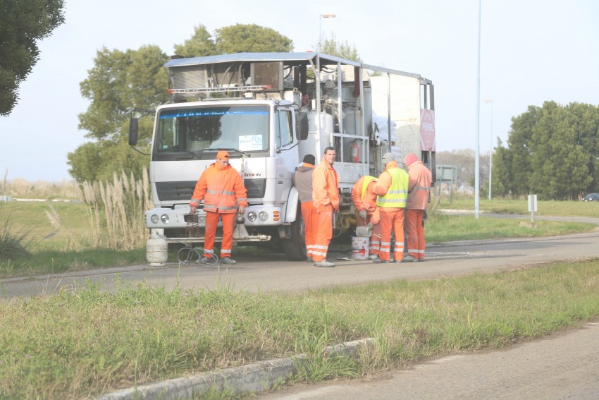 Realizan tareas de demarcacin en calles y accesos a la ciudad