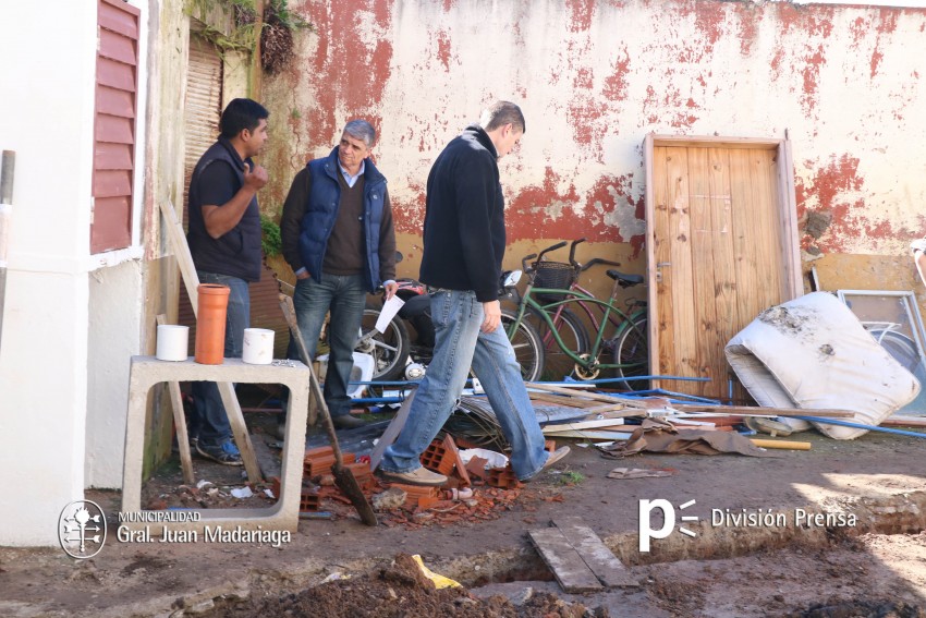 Avanzan las obras de mejora edilicia de la comisaría