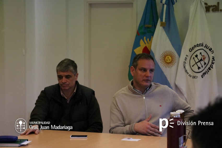 Santoro presentó oficialmente al nuevo jefe del Comando de Patrulla Ru