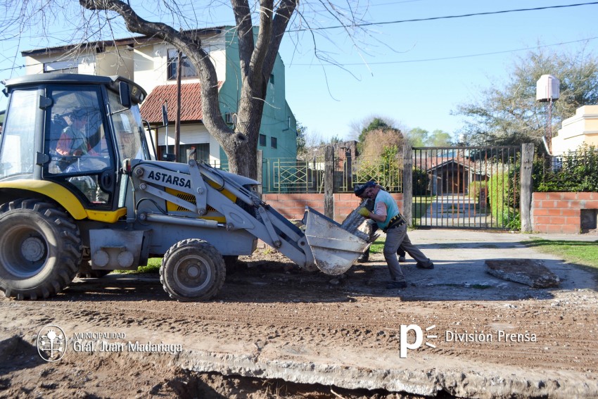 Iniciaron la reparacin de la cinta asfltica en calle Zubiaurre
