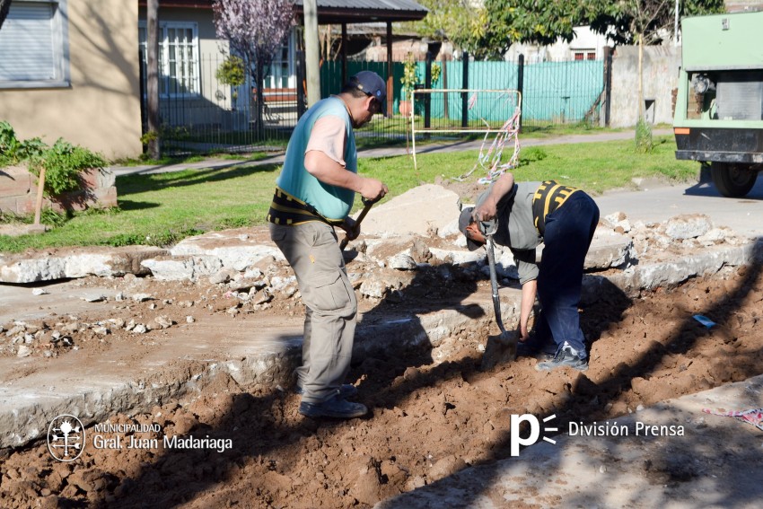 Iniciaron la reparacin de la cinta asfltica en calle Zubiaurre