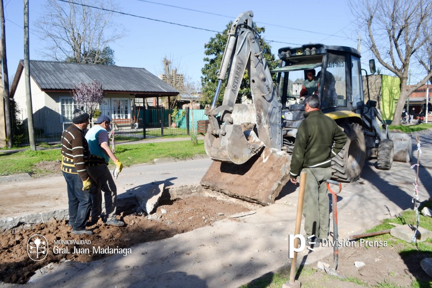 Iniciaron la reparacin de la cinta asfltica en calle Zubiaurre