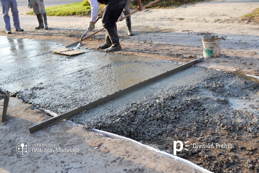 Repavimentaron un tramo de la calle Zubiaurre