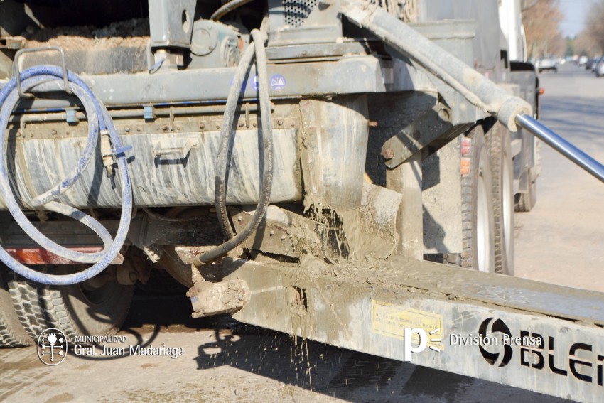 Repavimentaron un tramo de la calle Zubiaurre