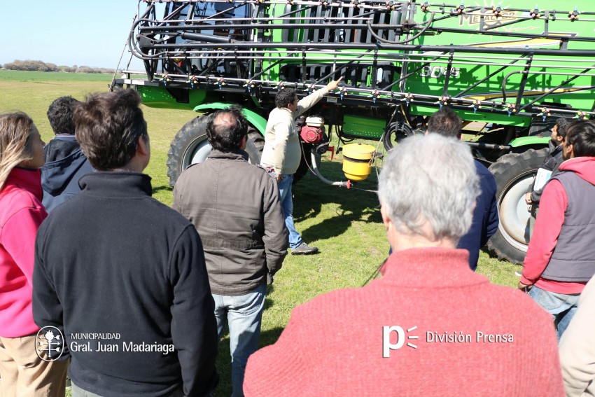 Realizaron la capacitación técnica de pulverización de agroquímicos