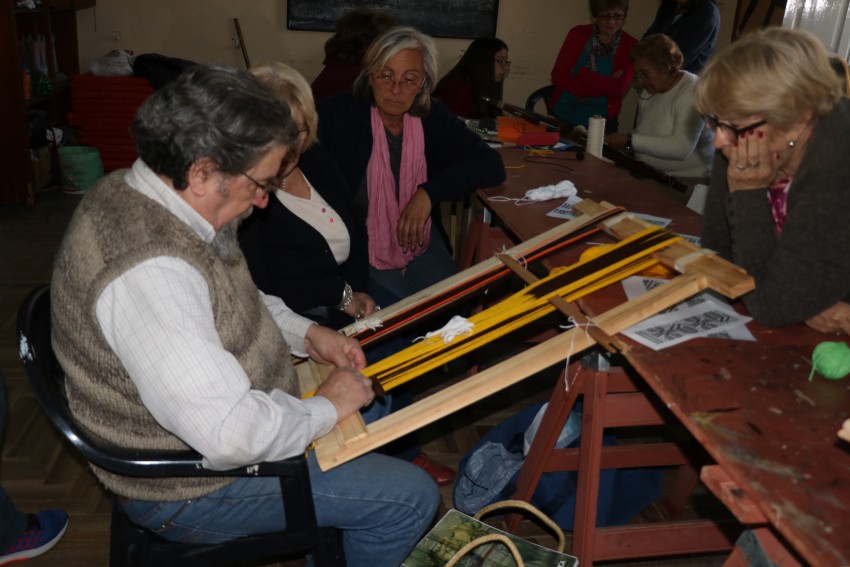 Avanza la Clnica y el Taller de telar Mapuche