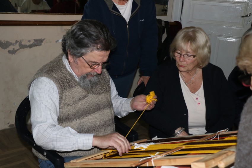 Avanza la Clnica y el Taller de telar Mapuche