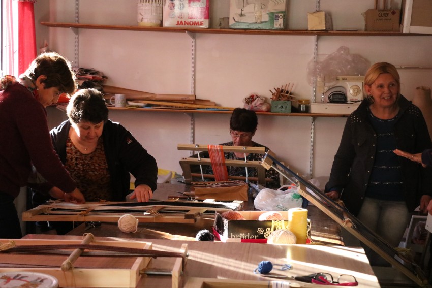 Avanza la Clnica y el Taller de telar Mapuche