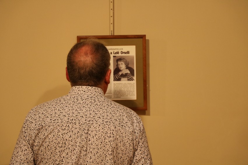 Qued inaugurada la muestra en homenaje a Lel Orselli