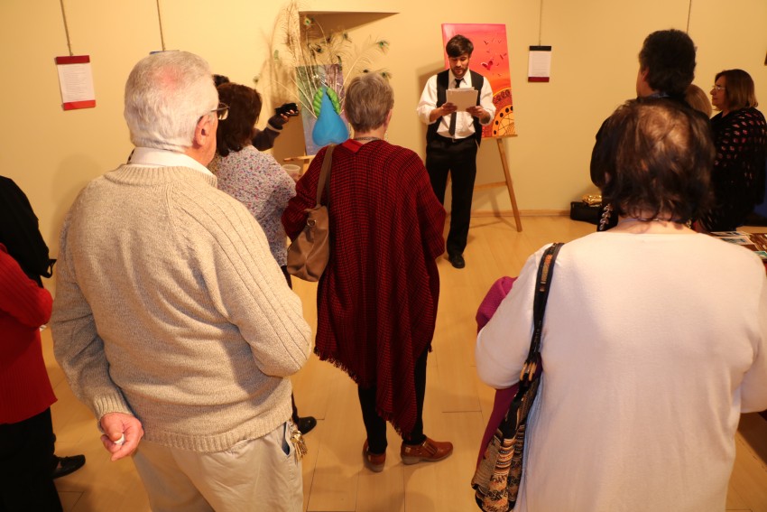 Qued inaugurada la muestra en homenaje a Lel Orselli