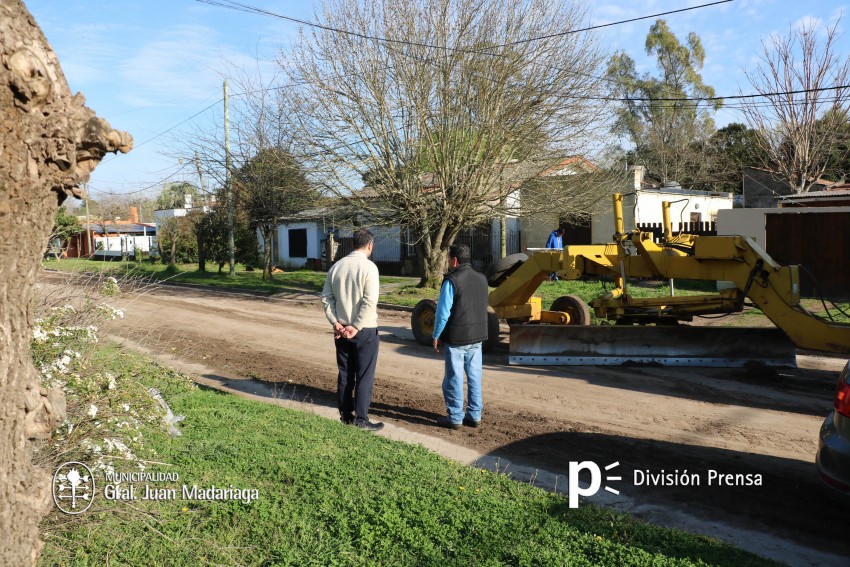 Continan las mejoras de calles en distintos puntos de la ciudad