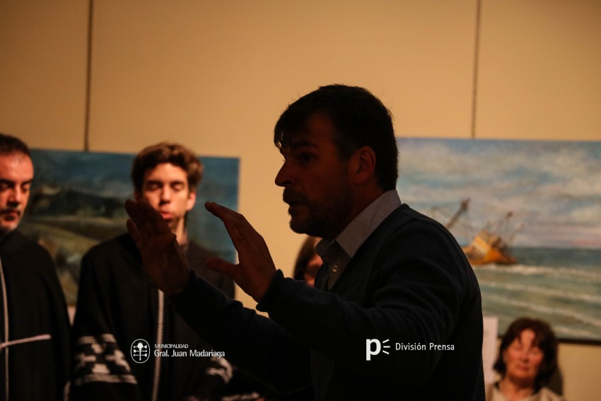 Santoro visit la muestra de Estancias Fundadoras