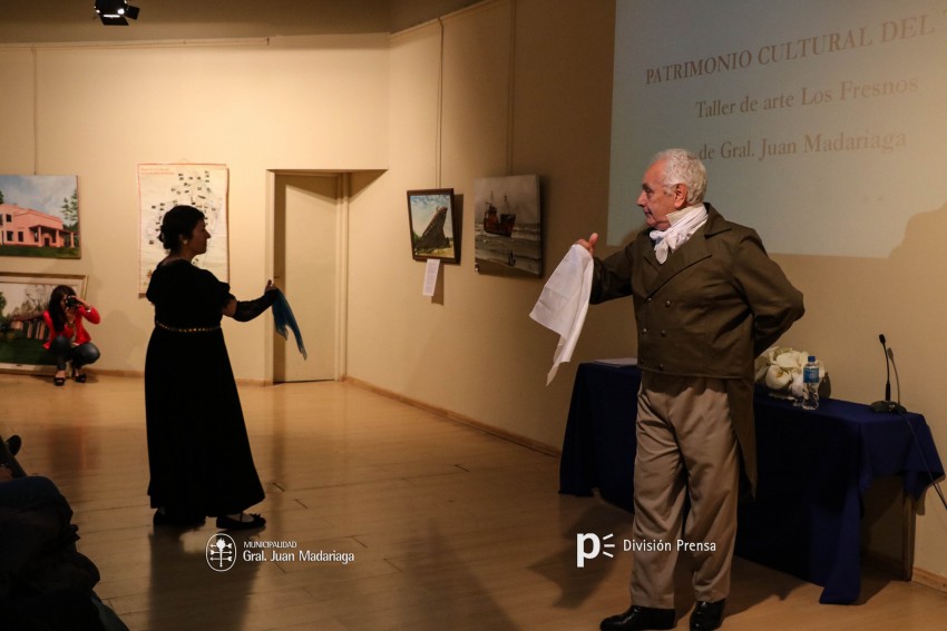 Santoro visit la muestra de Estancias Fundadoras