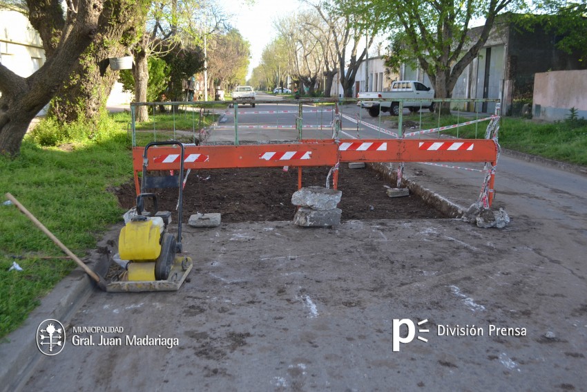 Nuevos trabajos de bacheo