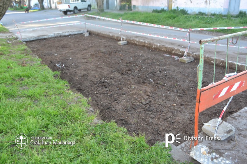 Nuevos trabajos de bacheo