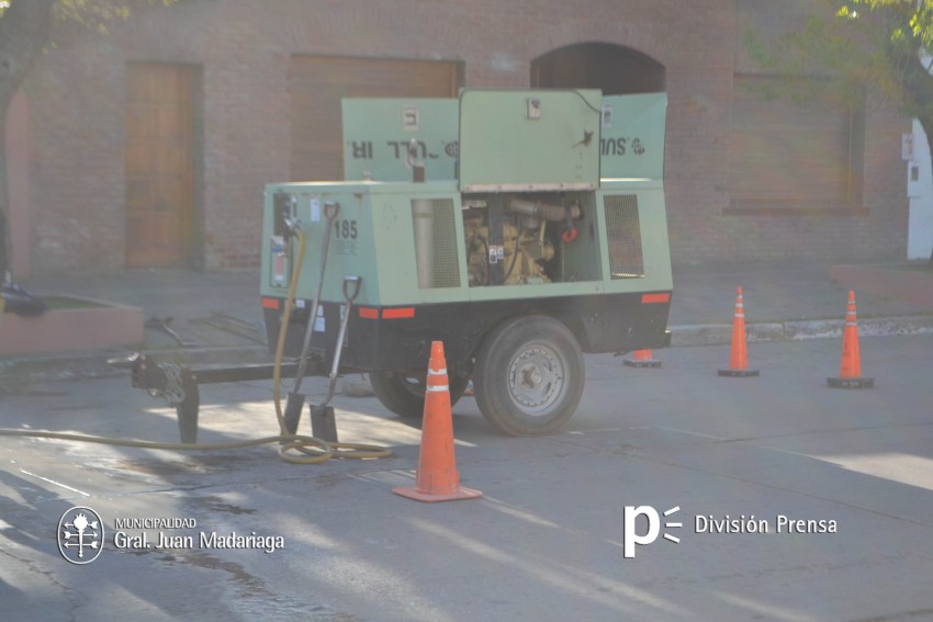 Nuevos trabajos de bacheo