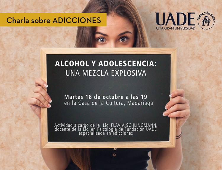 Charla de adicciones Alcohol y adolescencia: una mezcla explosiva