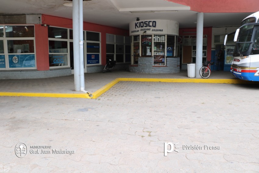 Continan los trabajos de mejoras en la terminal de mnibus