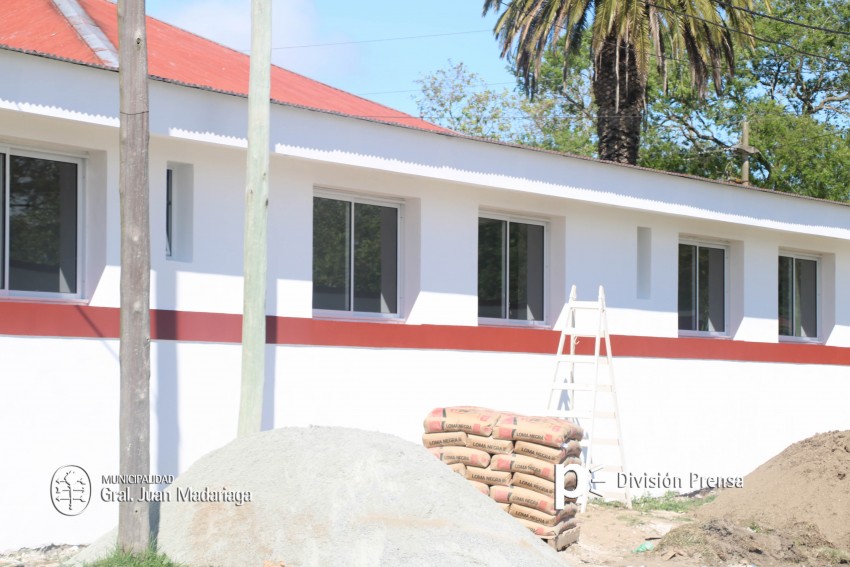 Santoro supervisó la etapa final de la obra de ampliación del Hospital