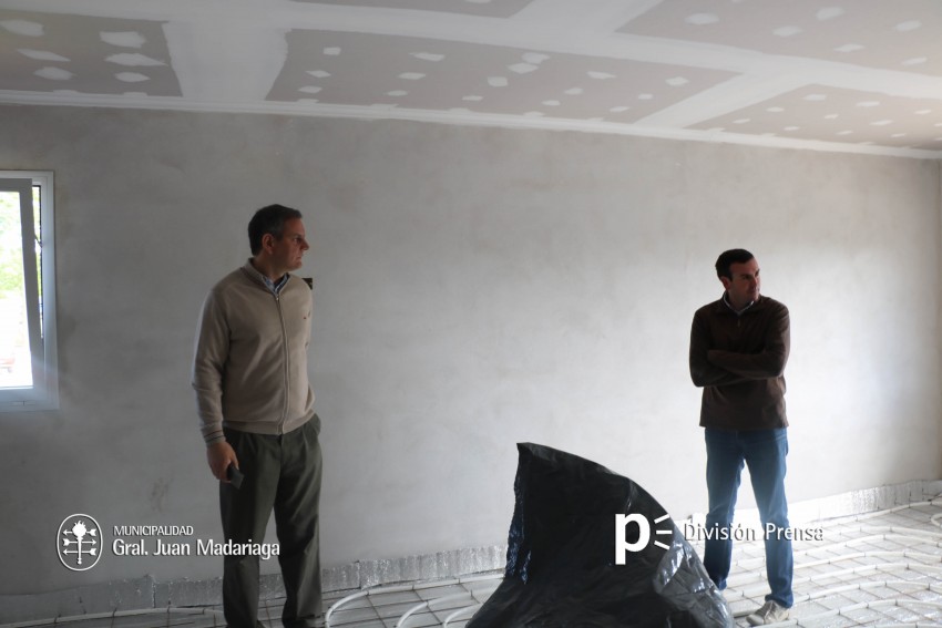 Santoro supervisó la etapa final de la obra de ampliación del Hospital